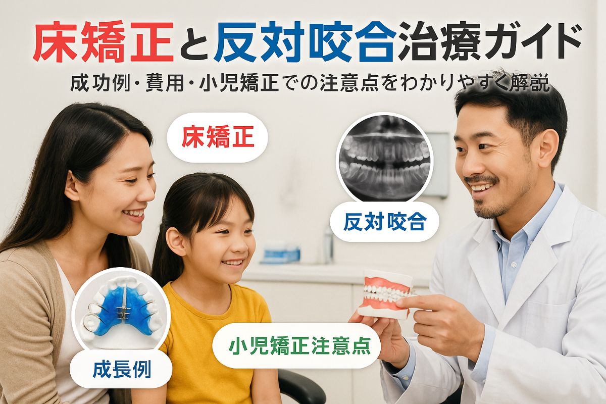 床矯正と反対咬合の治療完全ガイド！成功例・小児矯正の注意点 - 小児