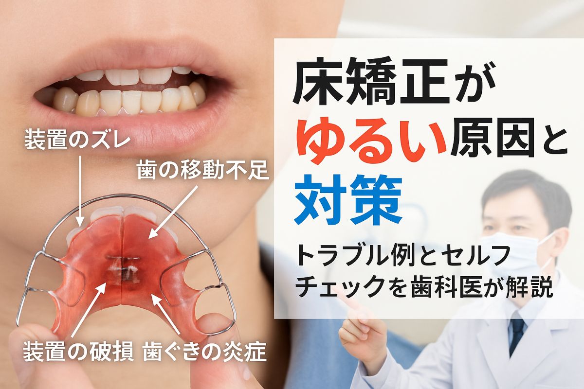 04床矯正-ゆるい - 小児矯正は北海道北広島市にある歯医者のさいわいデンタルクリニック札幌大曲