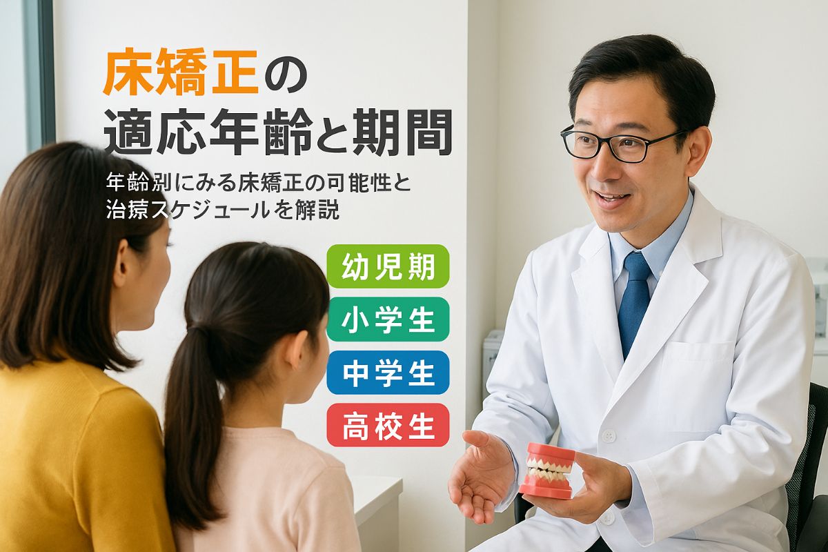 08床矯正 いつまで - 小児矯正は北海道北広島市にある歯医者のさいわいデンタルクリニック札幌大曲
