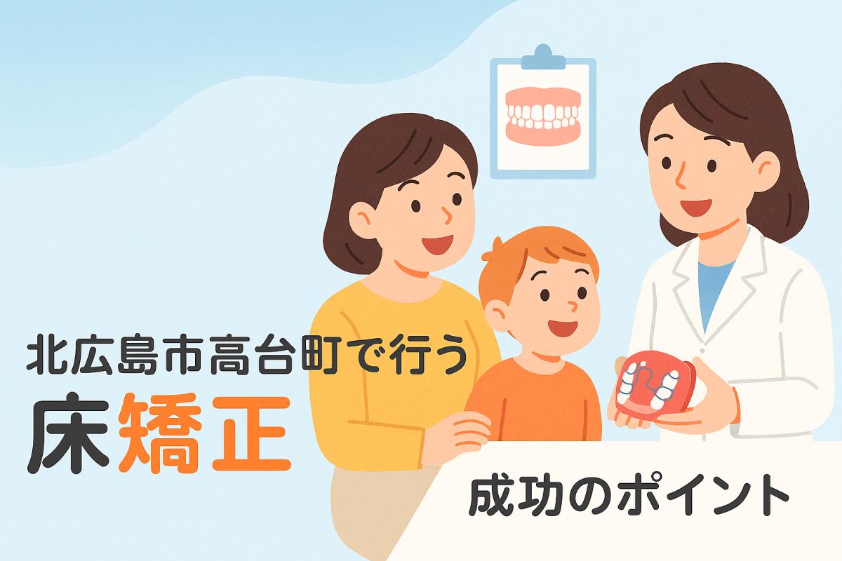 18北広島市高台町-床矯正 - 小児矯正は北海道北広島市にある歯医者のさいわいデンタルクリニック札幌大曲