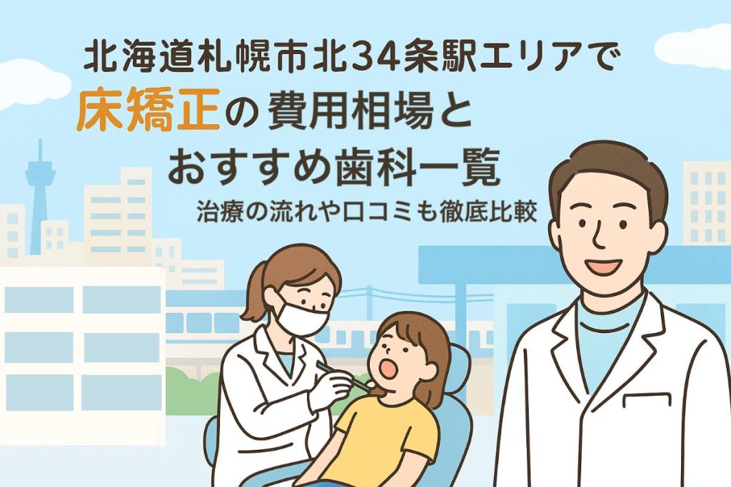 19 北34条駅 床矯正 - 小児矯正は北海道北広島市にある歯医者のさいわいデンタルクリニック札幌大曲