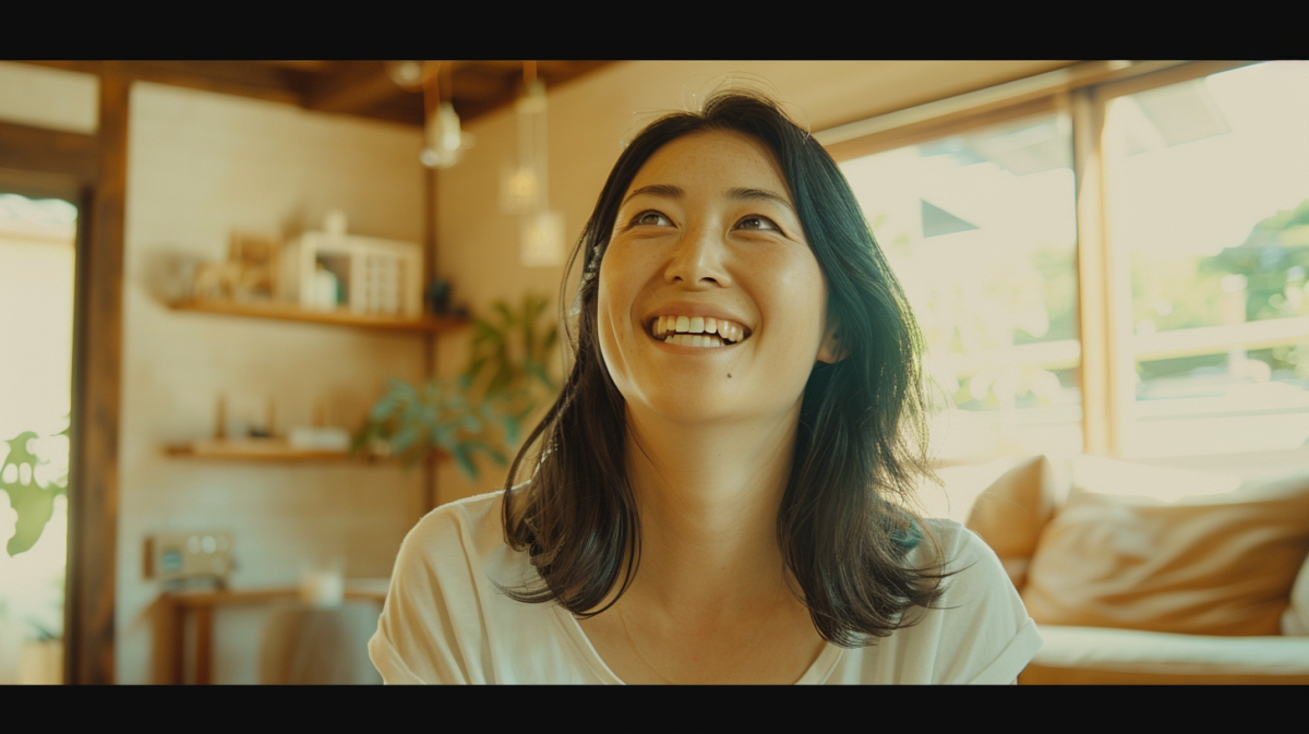 恵庭・北広島エリアで自分らしいマウスピース矯正を検討し、明るい笑顔を見せる女性のイメージ画像